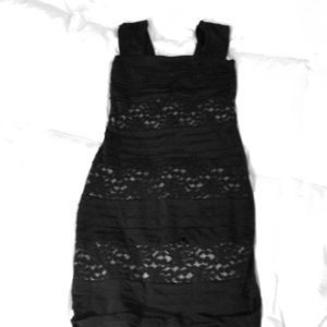 Black cocktail dress